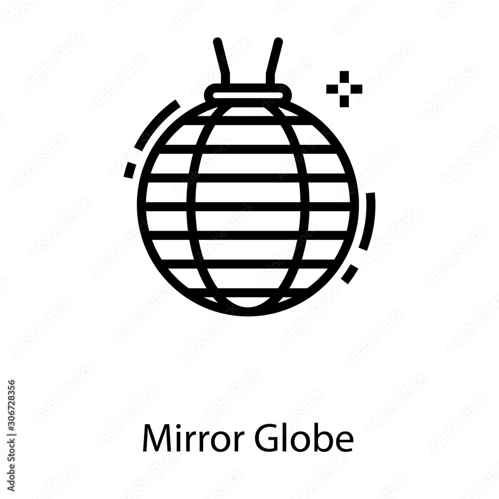  Mirror Globe Vector 