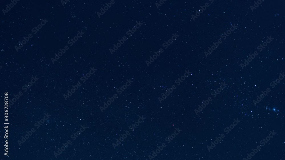 Timelapse of Night starry skies with twinkling background moving over at night Timelapse of Night starry skies with twinkling background moving over at night