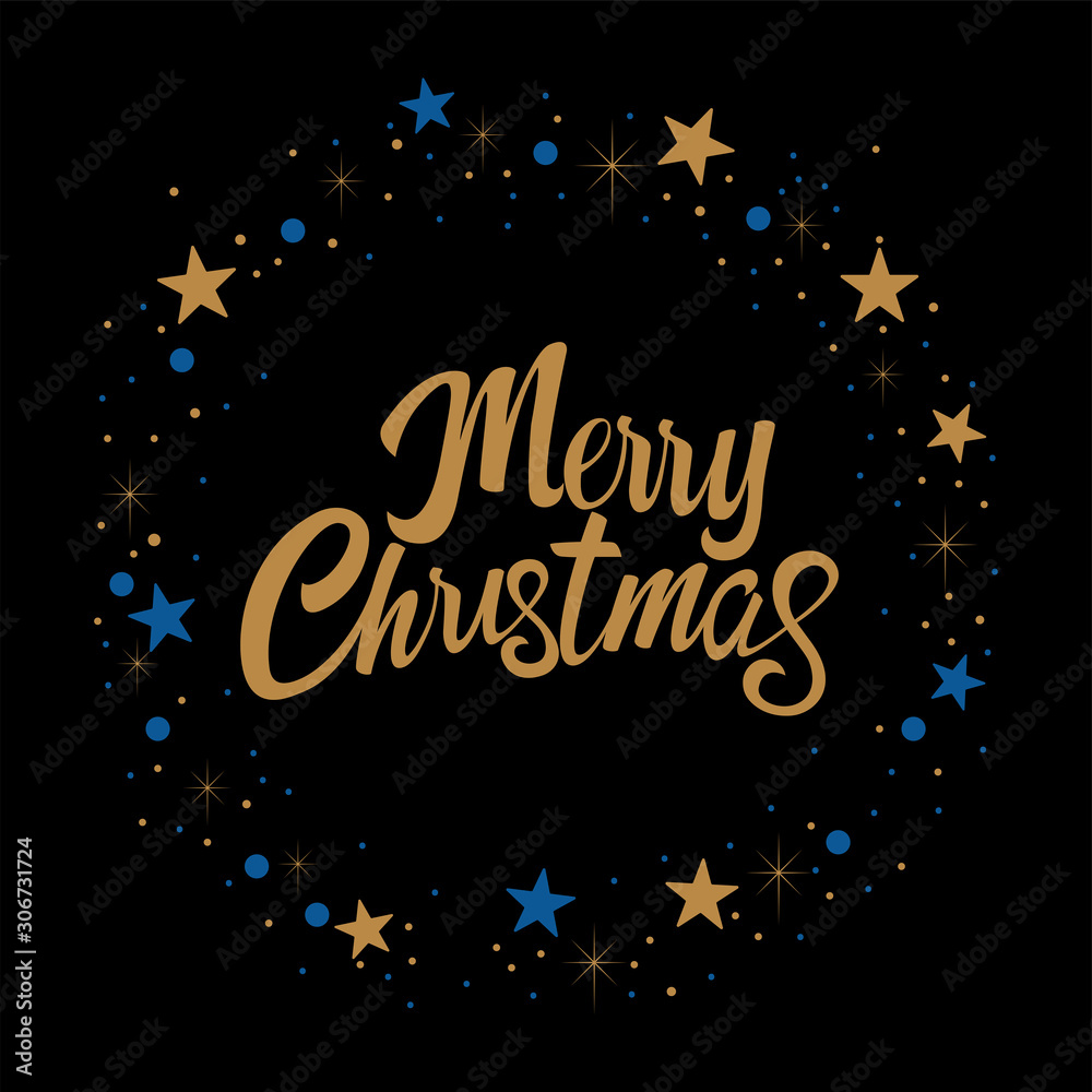 Merry Christmas text for Christmas card Merry Christmas text for Christmas card