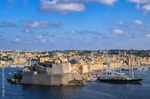 Grand Harbour and City of Birgu in Malta