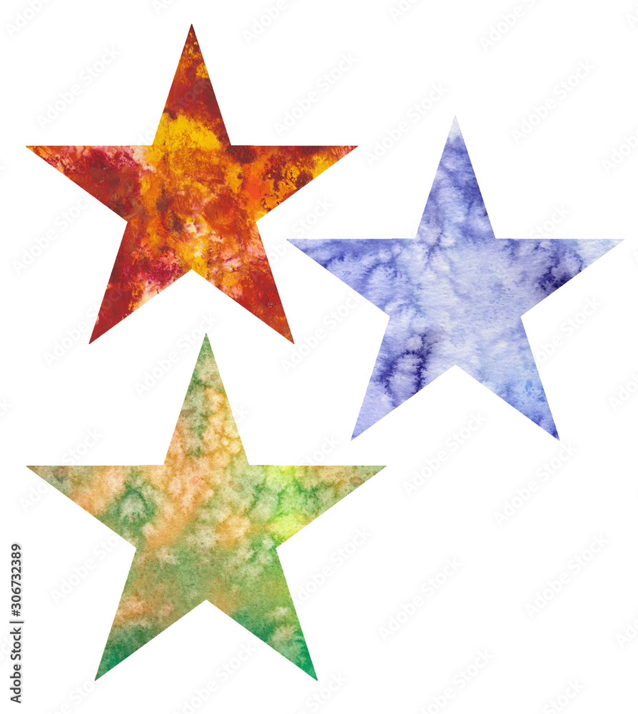 Obraz premium star holiday fireworks February 23 new year