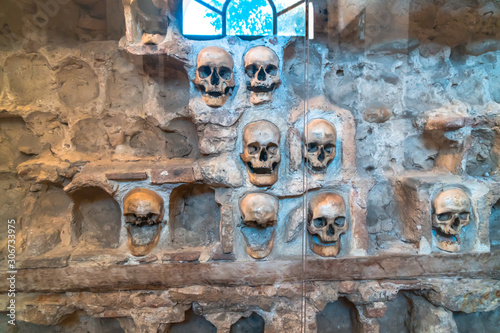 Skull Tower in Nis photo