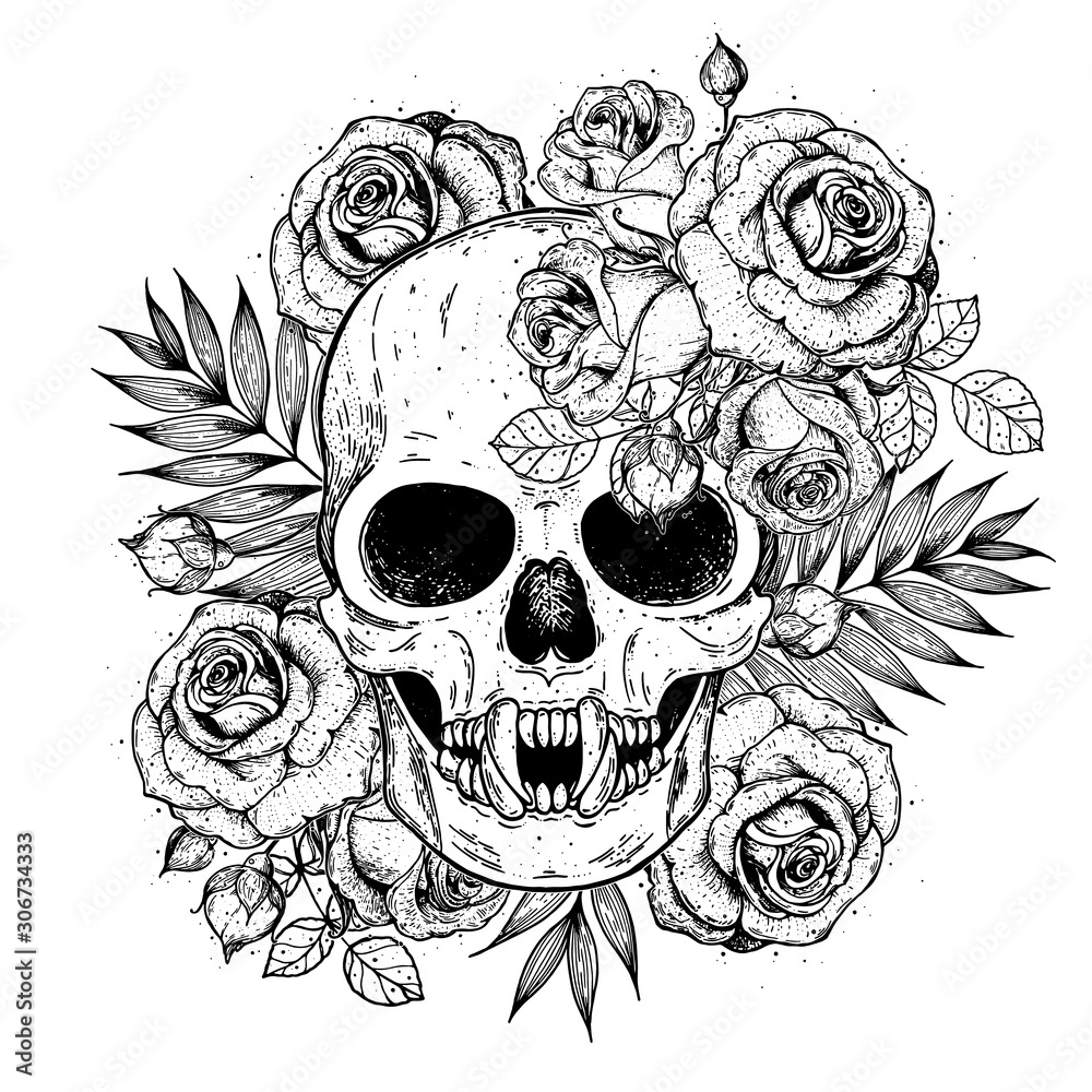 Skull Tattoo png download  723919  Free Transparent Skull png Download   CleanPNG  KissPNG