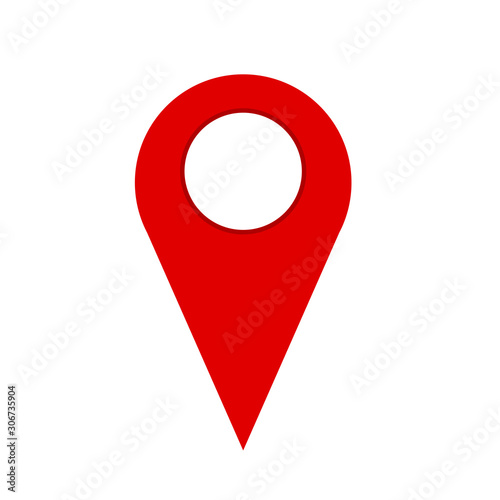 Red pin location isolated icon design, vector illustration graphic, stock vector eps 10