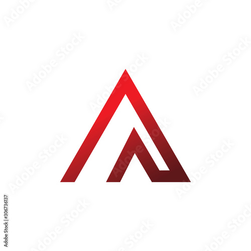 Free Download color line triangle logo design - GFXLoad