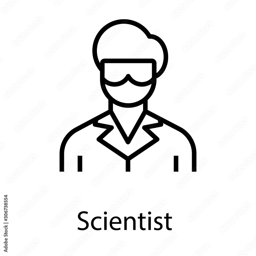  Male Scientist Avatar