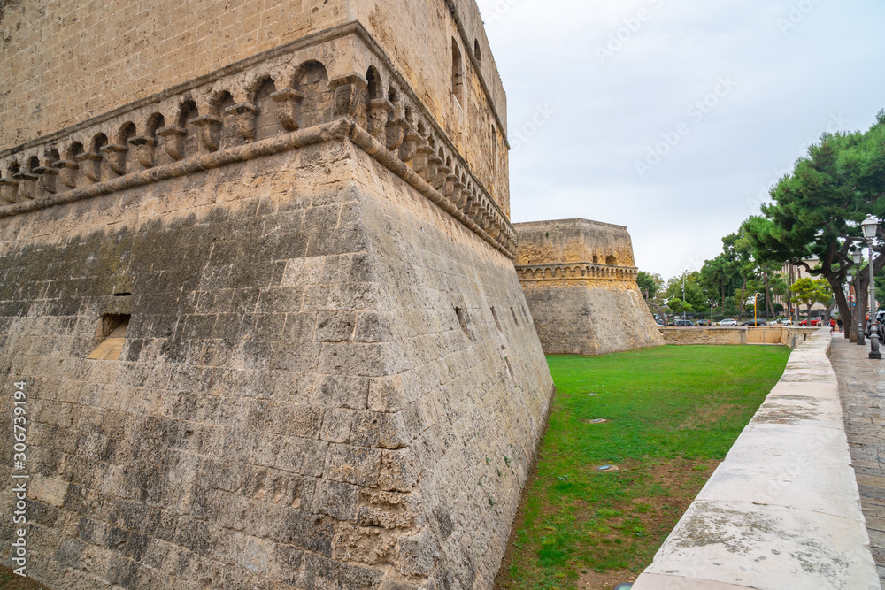 Swabian castle or Castello Svevo, a medieval landmark of Apulia. Swabian castle or Castello Svevo, a medieval landmark of Apulia.