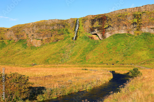 Seljalandsfoss waterfall in Iceland, Europe