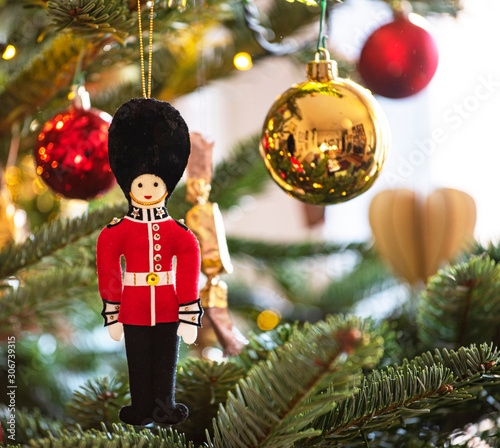 Christmas decoration on the...