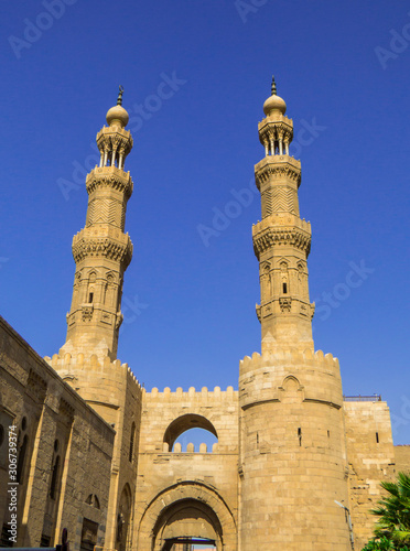 View of the Bab Zuweila in Cairo, Egypt photo