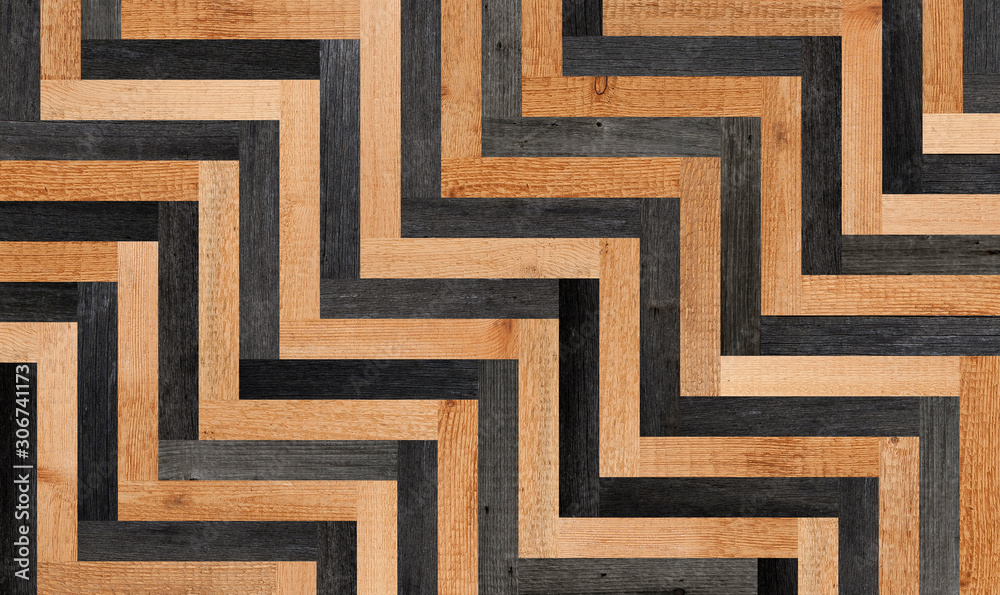 Old dark wood texture for background. Parquet floor from barn boards Old dark wood texture for background. Parquet floor from barn boards