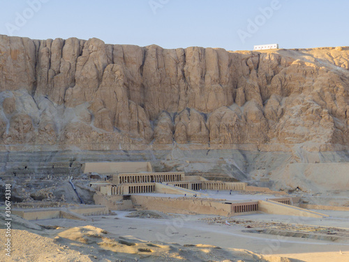 View of the Mortuary Temple of Hatshepsut in Luxor, Egypt photo