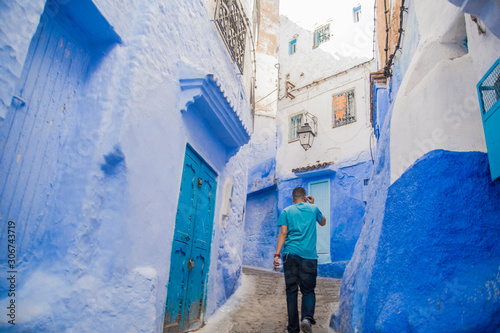 The blue city of Chefchaouen, Morocco © urdialex