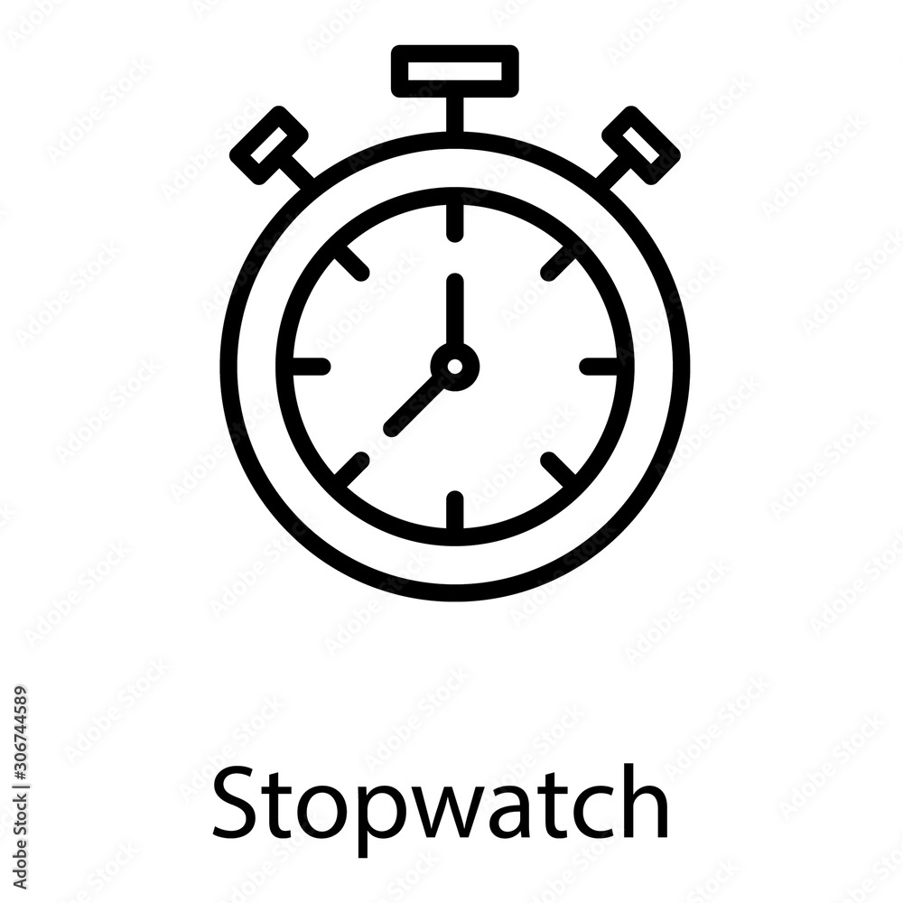 Countdown Stopwatch Vector Countdown Stopwatch Vector