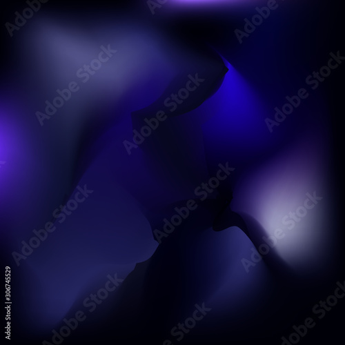 Abstract fantasy graphic background, dark blue abstract vector wallpaper 