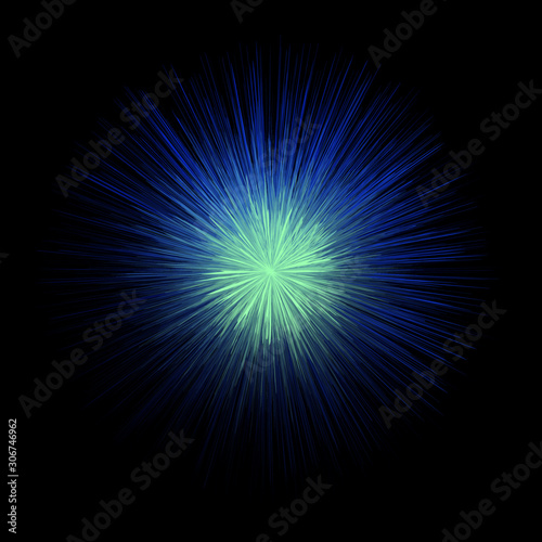 abstract background with star