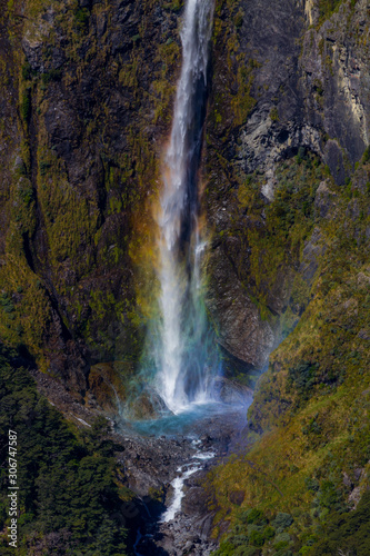 Devils Punchbowl Rainbow photo
