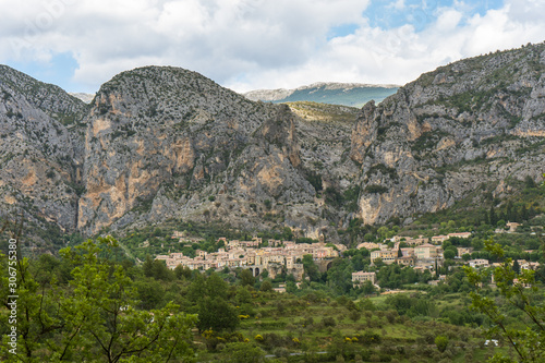 Hintergrund dorf Frankreich 