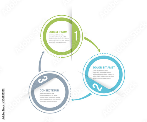 Circle Infographics - Three Elements
