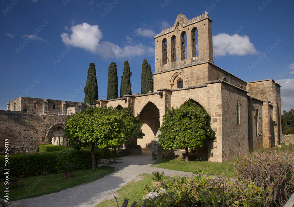 Bellapais abbey near Kyrenia (Girne). Cyprus