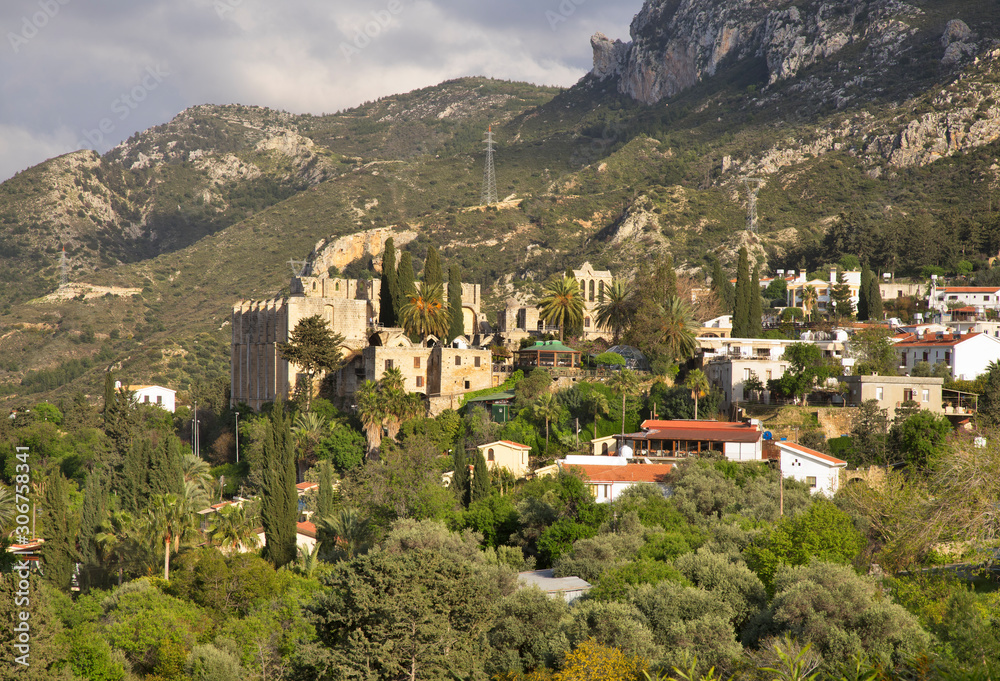 View of Bellapais village near Kyrenia (Girne). Cyprus