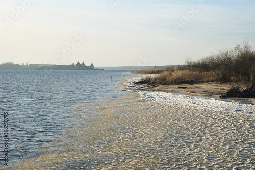Wallpaper Mural ice view of the Oreshek fortress in the Ladoga lake Torontodigital.ca