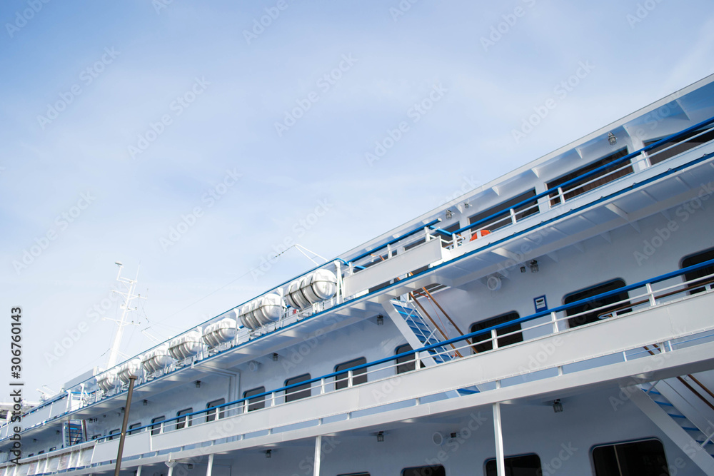 Naklejka premium Boat trips, fishing boats, warm and beautiful..