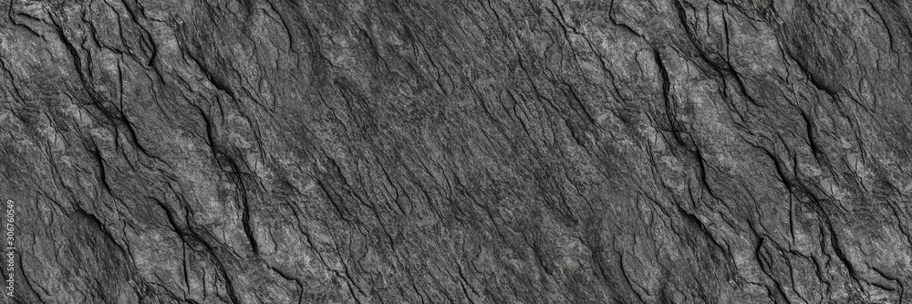 Naklejka horizontal black stone texture for pattern and background