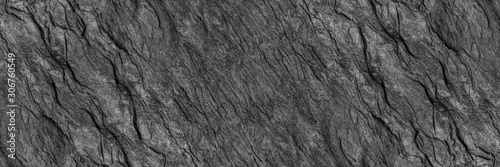 horizontal black stone texture for pattern and background