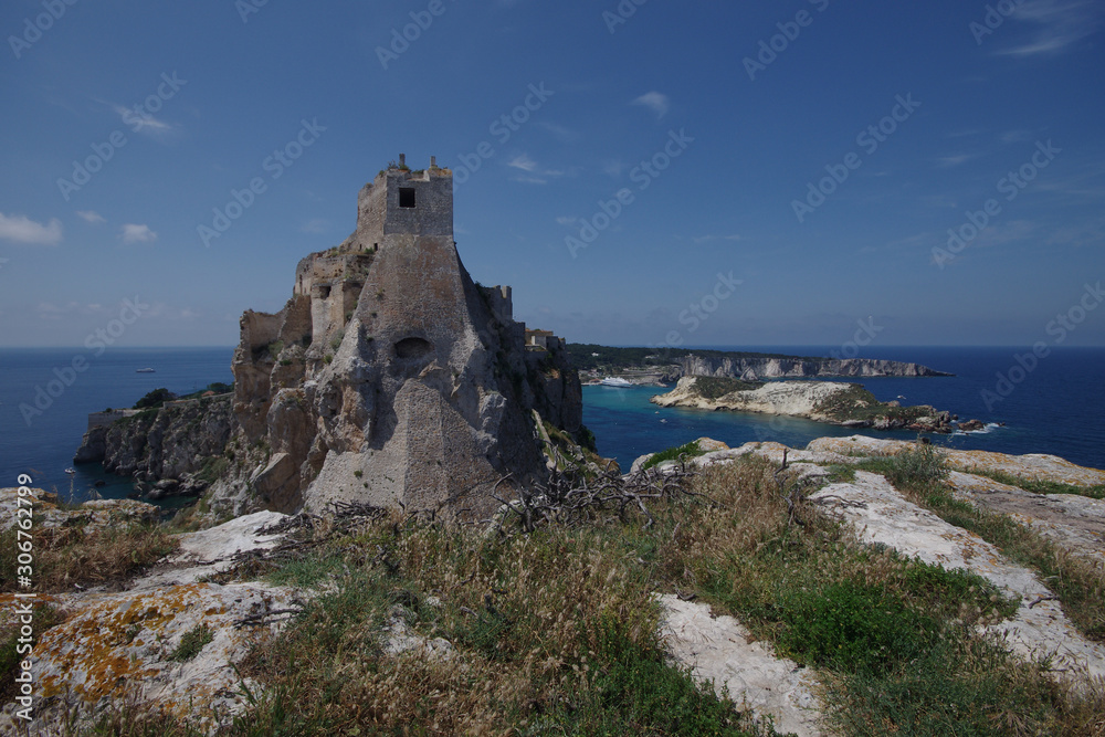 Castle of the Badiali, Tremiti Islands, Apulia, Adriatic Sea, Italy