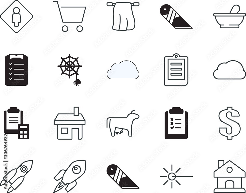 Fototapeta premium clip vector icon set such as: toilet, banking, impact, file, perfect, forex, icons, laser, mammal, towel, human, optic, people, bowl, washcloth, online, gender, hanging, kitchen, pharmacist, add