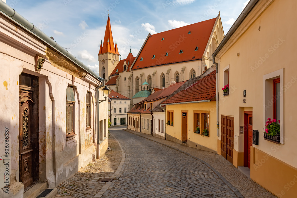 Obraz premium Beautiful Historic city Znojmo in the Czech Republic, Europe