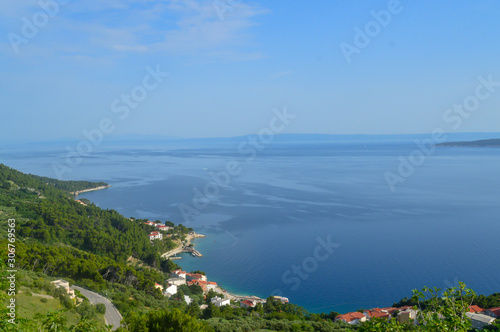Adriatic Sea coast. Makarska riviera of Dalmatia  Croatia