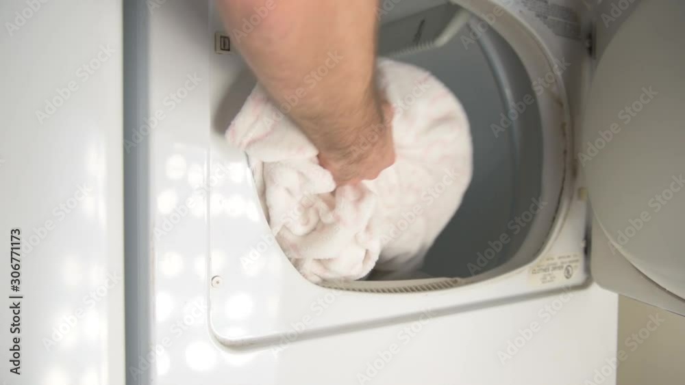Unload and Load Laundry Machine 60fps Unload and Load Laundry Machine 60fps