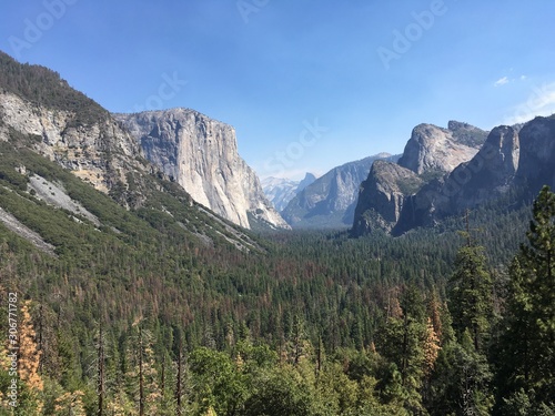 Half Dome granite mountain Yosemite National Park, California, USA