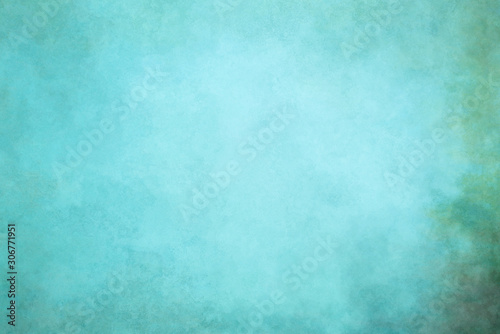 Turquoise dotted grunge texture, background