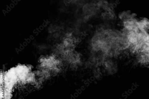 Black and White Smoke Cloud