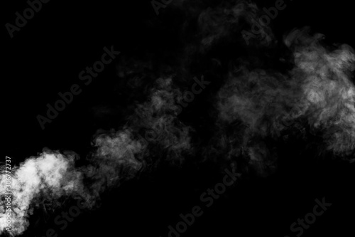 Black and White Smoke Dissipating 