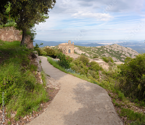 in the mountains Montserrat Abbey, 08199 Monestir de Montserrat, Barcelona,