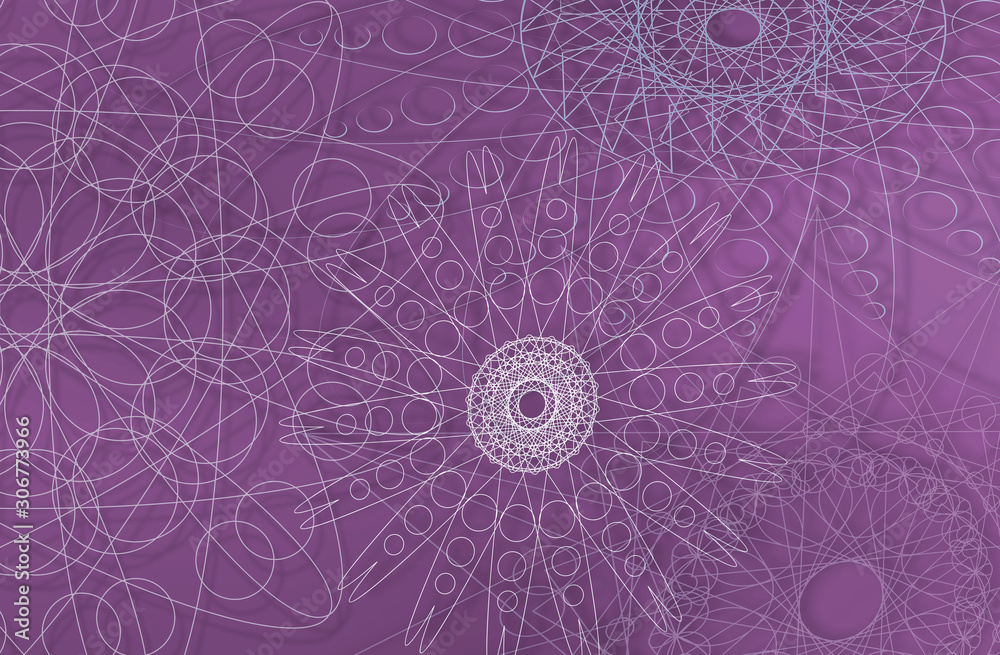 Lace spirograph background