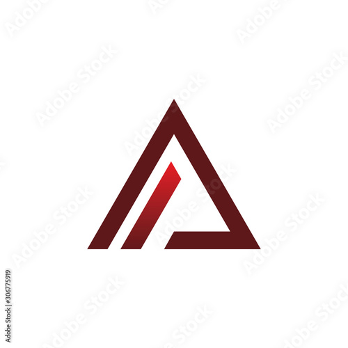 Free Download color triangle line logo design - GFXLoad