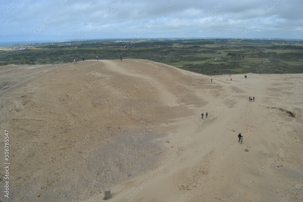 Denmark, coasts, dunes, raw