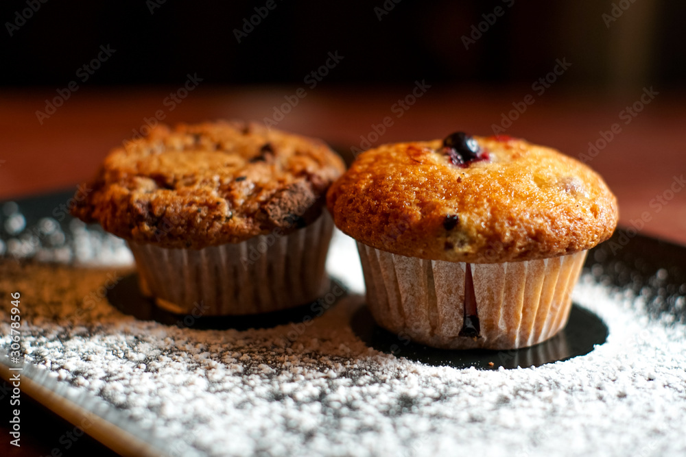 Cake on a restaurant table