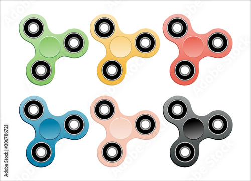 Hand spinner. Fidget toy for increased focus, stress relief.