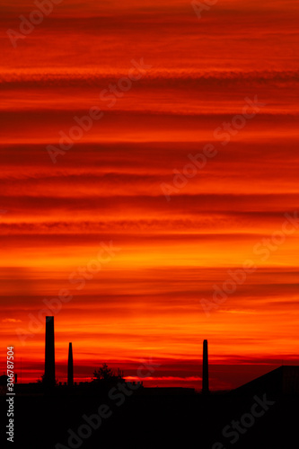 Sonnenuntergang in Karlsruhe © Jens Muders
