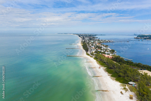 Foto Drone photo of Sarasota Englewood area and Manasota Key