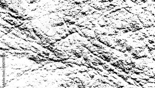 Distressed overlay texture of rough surface, old dry skin. Grunge background. One color graphic resource.
