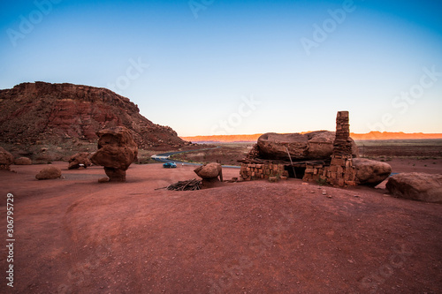 Cliff Dwellers Stone House near Colorado river