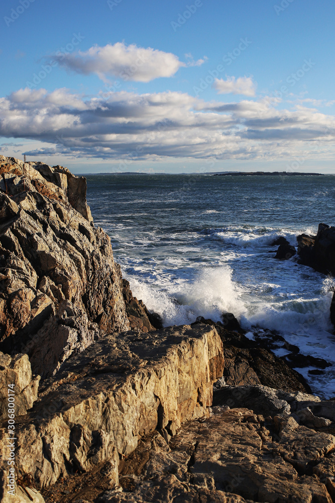 Rugged Coastline of New England