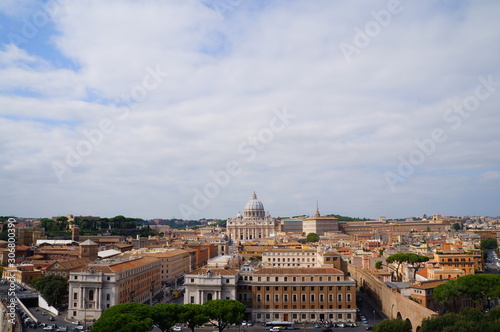 the landscape from Castle St.Angel in Vatican © Twill